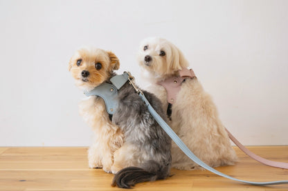 Ribbon Vegan Leather Harness | Blue