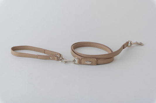 Greige Snap-Handle Dog Leash | Small & Medium Dogs