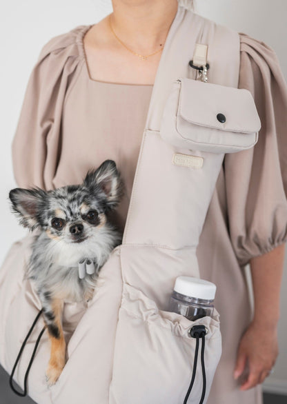 Quilted Essentials Pouch | Cream
