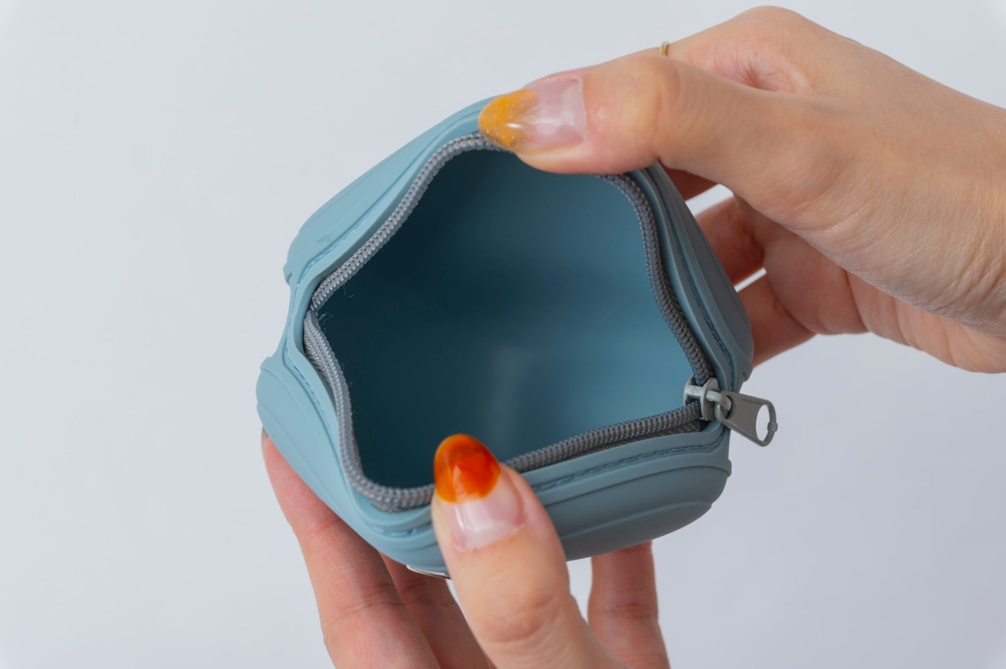 The Silicone Treat Pouch | Portable Snack Case | Blue