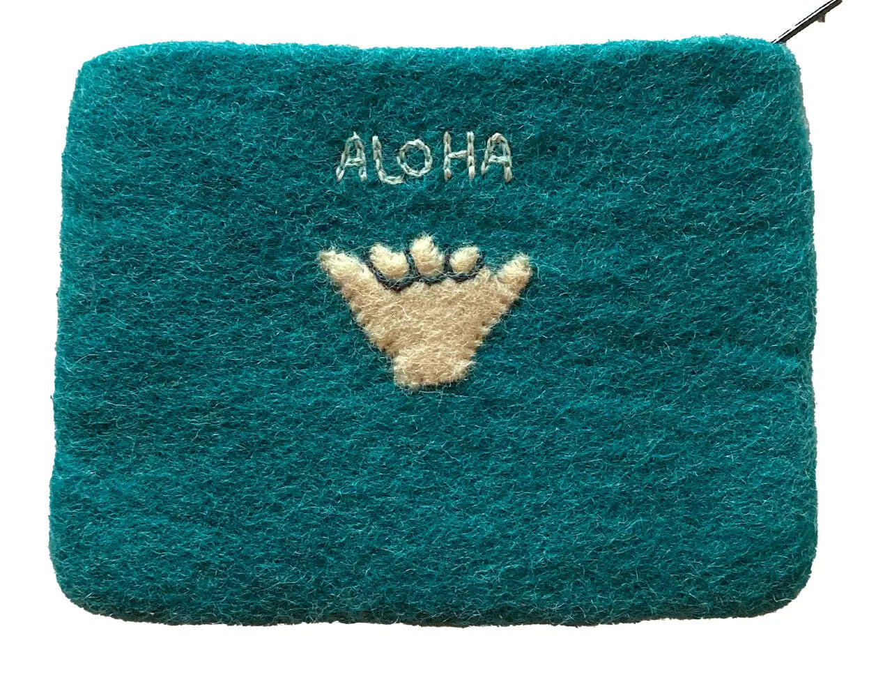 Handmade Felt Pouch - ALOHA