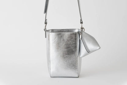 Ensemble Walking Shoulder Bag - silver