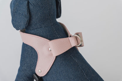 Ribbon Vegan Leather Harness | Pink