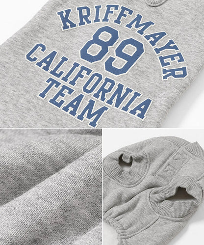 Dog Logo Sweatshirt Crew – Gray