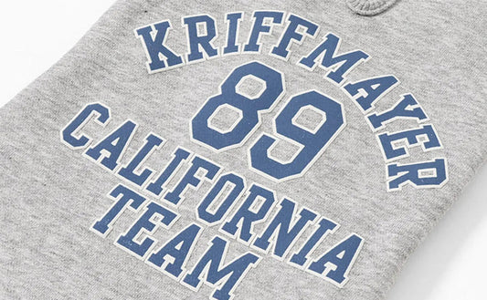 Dog Logo Sweatshirt Crew – Gray