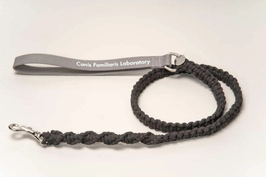 Macramé Leash - black
