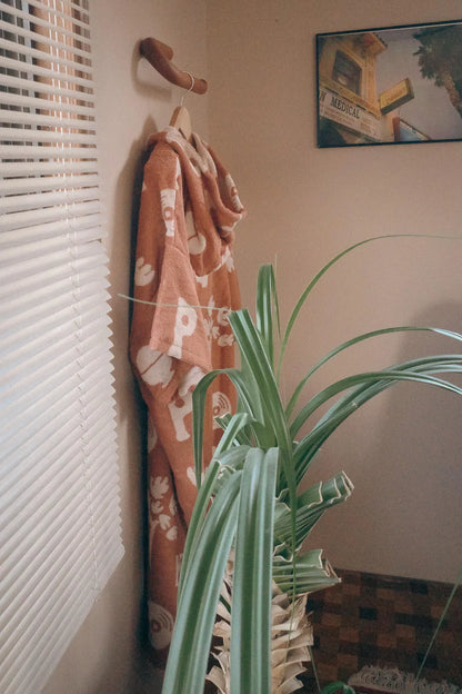 Human Robe - Papaya Red