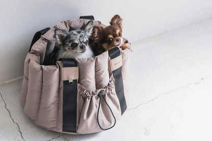 Fluffy 2-Way Drive Bed Carrier - greige