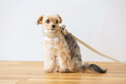 Ribbon Vegan Leather Harness | Beige