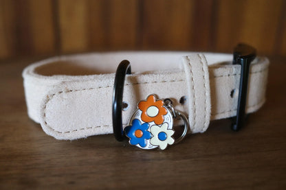 Dog & Key Charm - Flower