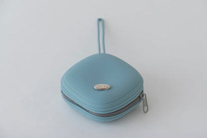 The Silicone Treat Pouch | Portable Snack Case | Blue