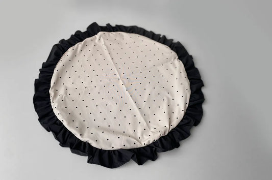 Frill Mat - Dot Cream