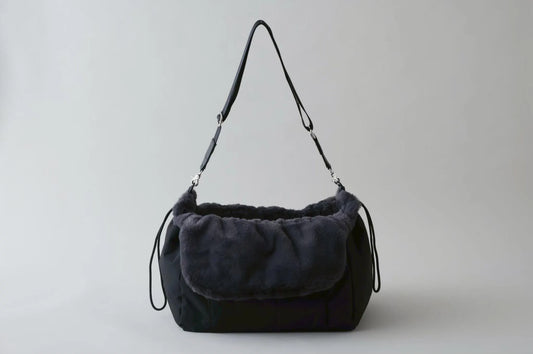Fluffy 2-Way Bag - black