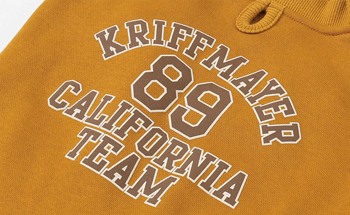 Dog Logo Sweatshirt Crew – Mustard