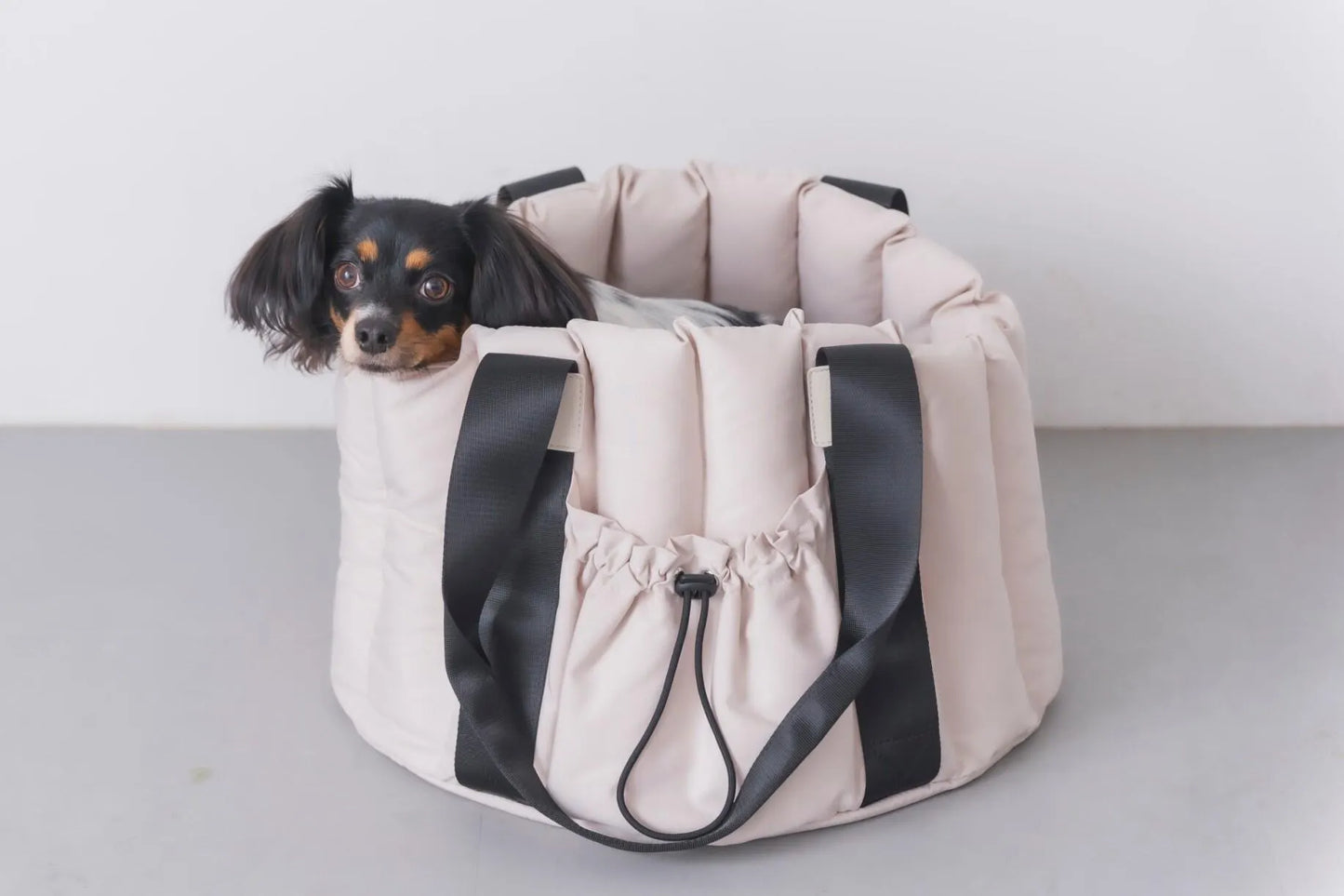 Fluffy 2-Way Drive Bed Carrier - cream