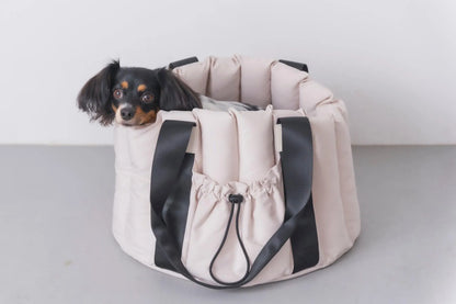 Fluffy 2-Way Drive Bed Carrier - cream