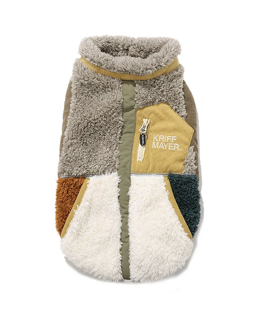 Warm Shaggy Boa Dog Vest - Mulit Color