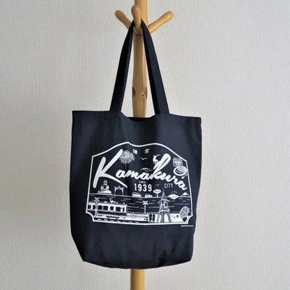 Tote Bag - Kamakura (navy / L)