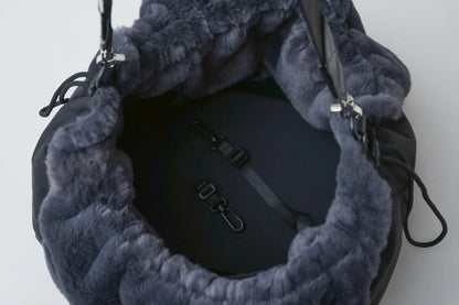 Fluffy 2-Way Bag - black