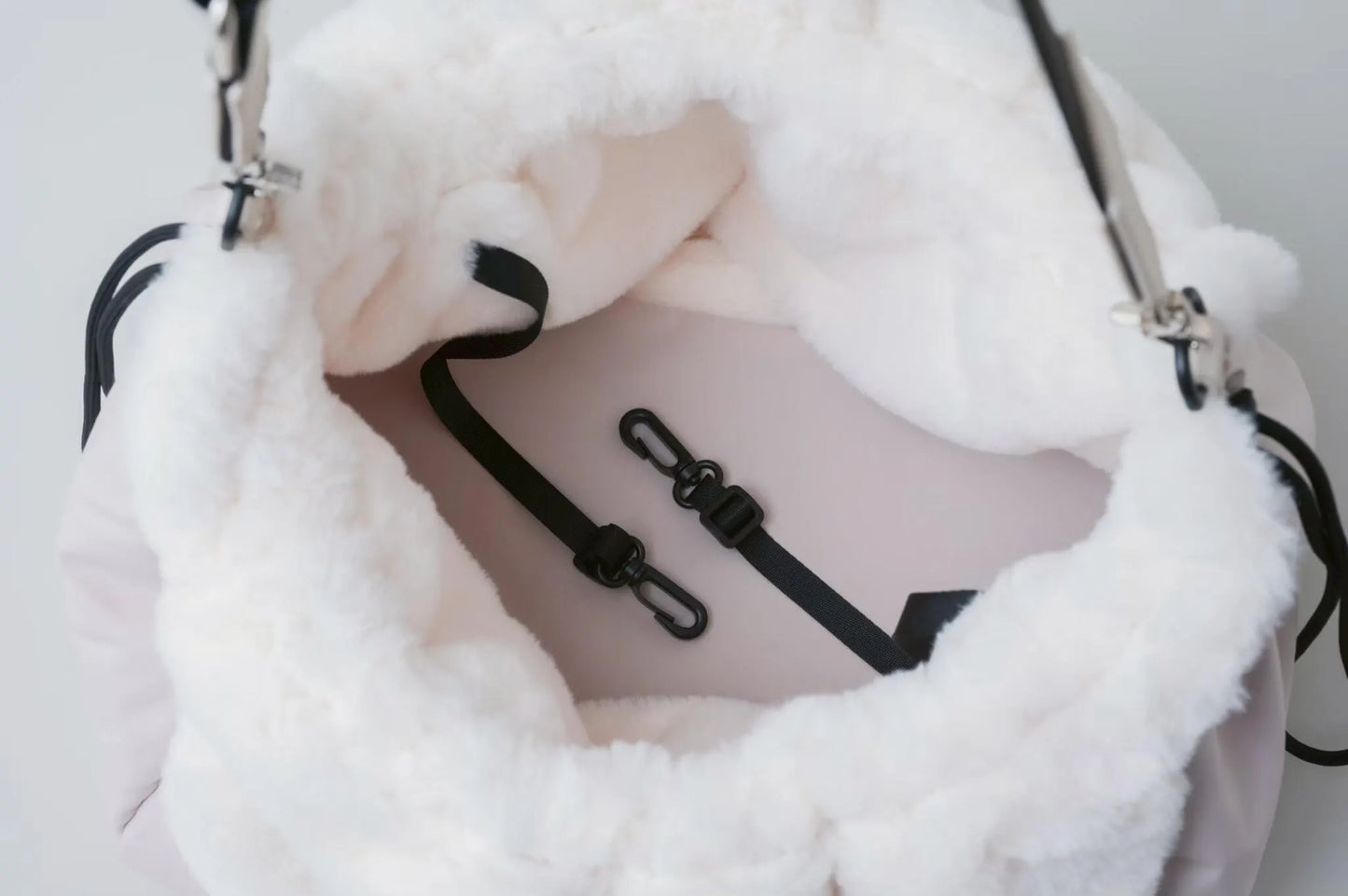Fluffy 2-Way Bag - ivory