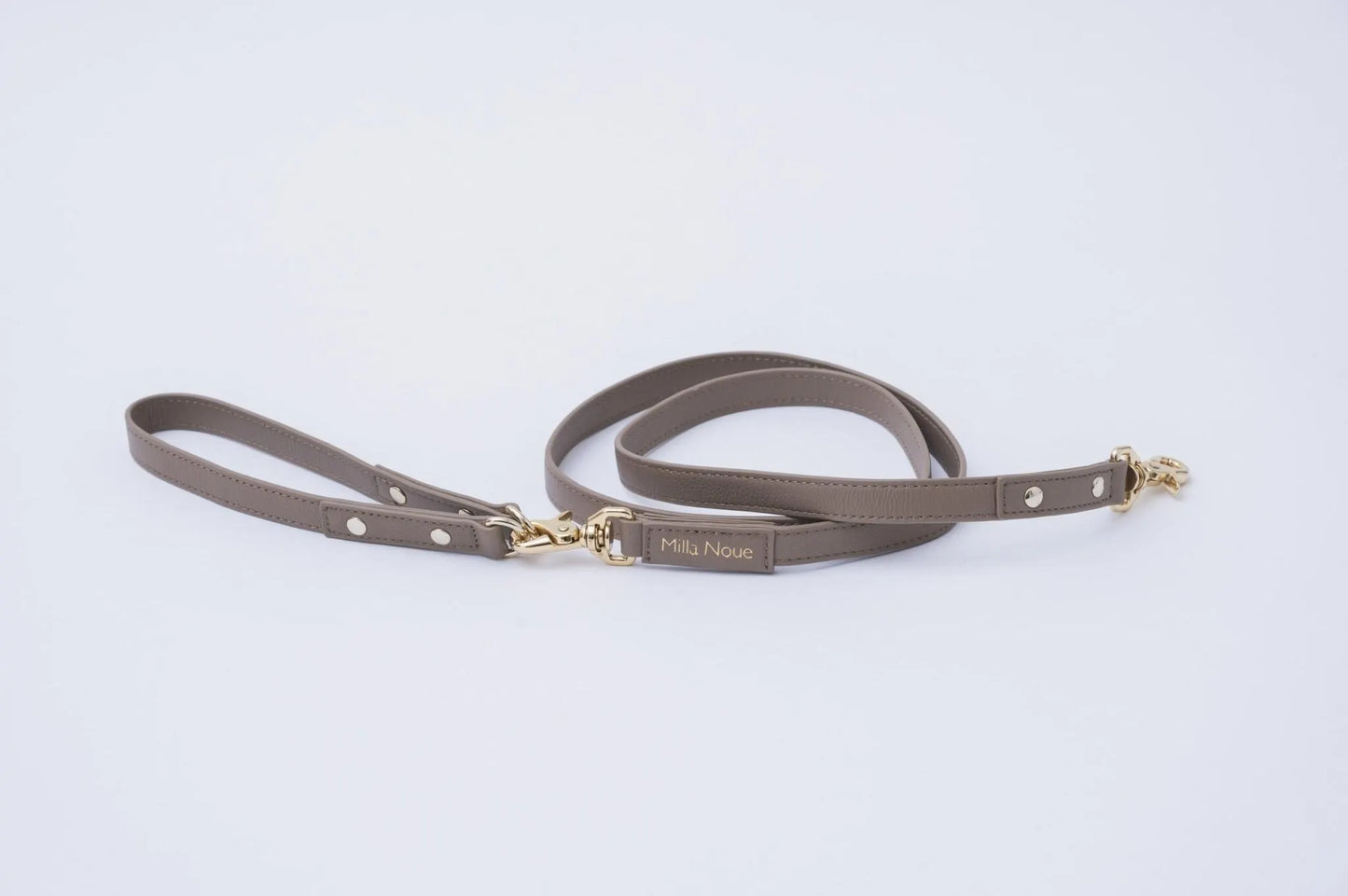 Leather Leash - greige