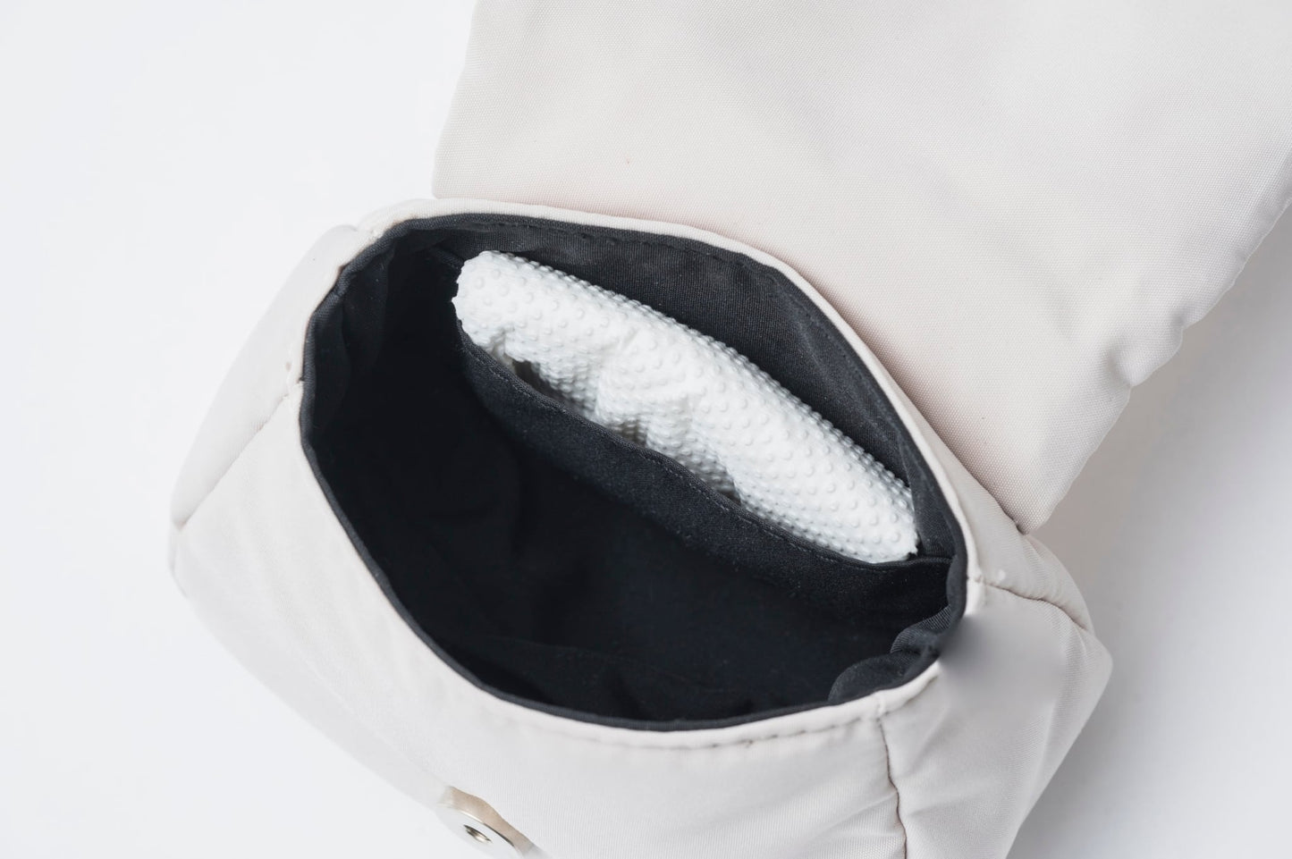 Quilted Essentials Pouch | Black