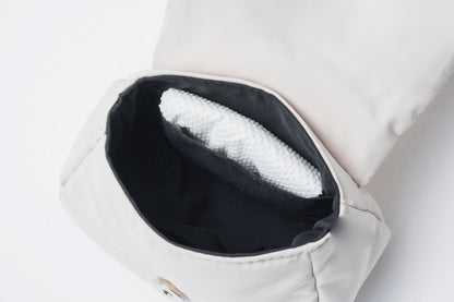 Quilted Essentials Pouch | Black